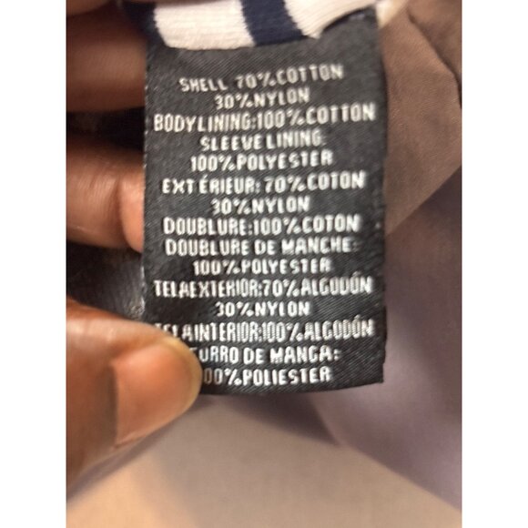 Crooks & Castles Mens Hooded Jacket Size L Striped Lining - Picture 9 of 10